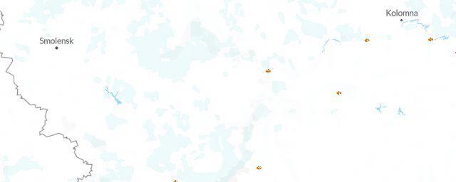 Piste map of the region Kaluga
