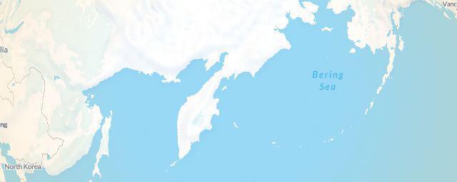 Piste map of the region Kamchatka
