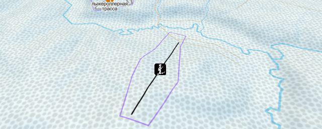 Piste map of the resort горнолыжный комплекс "Зеленогорский"