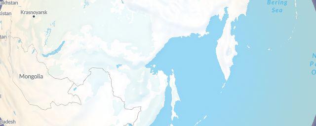 Piste map of the region Khabarovsk