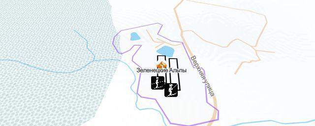 Piste map of the resort Зеленецкие Альпы