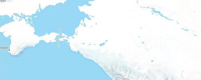 Piste map of the region Krasnodar