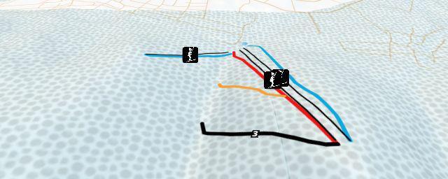 Piste map of the resort Дивный Горнолыжный Комплекс
