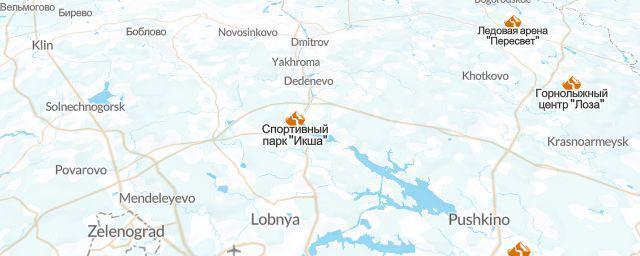 Piste map of the resort ГАБО