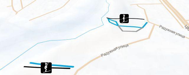 Piste map of the resort Горнолыжная база "Манихино"