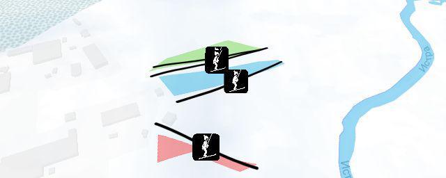 Piste map of the resort Горнолыжный комплекс "Гора Фавор"