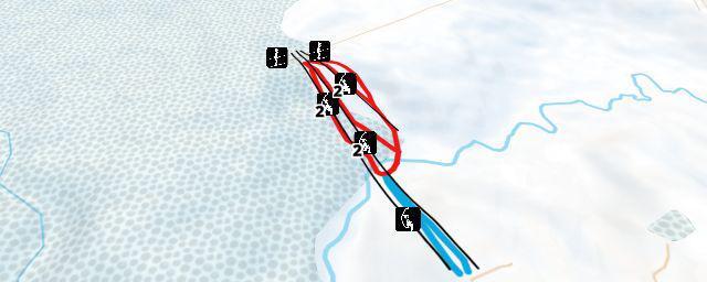 Piste map of the resort Горнолыжный курорт "Степаново"