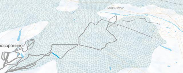 Piste map of the resort Нововоронино