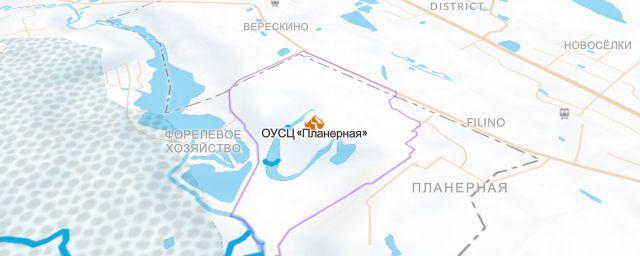 Piste map of the resort ОУСЦ «Планерная»