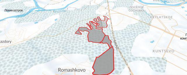 Piste map of the resort СК "Ромашково"