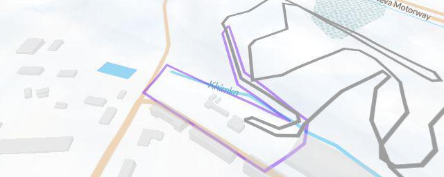 Piste map of the resort Центр лыжного спорта «Снежинка»