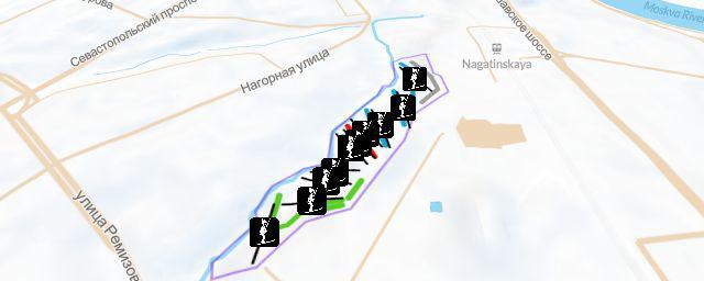 Piste map of the resort Спорткомплекс «Кант»