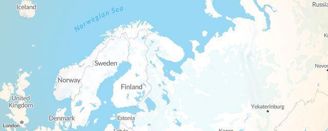Piste map of the region Murmansk