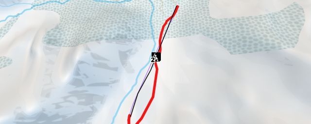 Piste map of the resort Цей