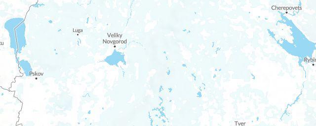 Piste map of the region Novgorod