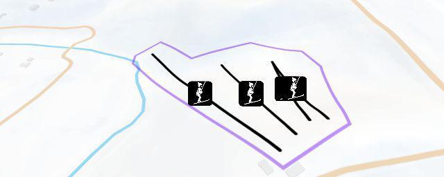 Piste map of the resort Горки