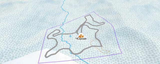 Piste map of the resort ЧОрная