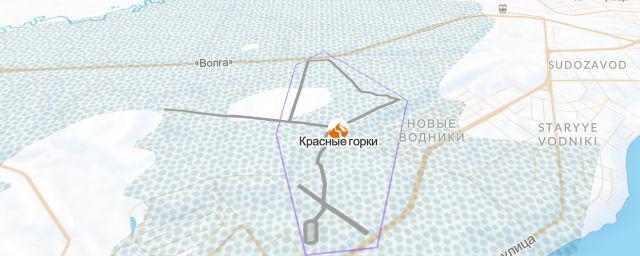 Piste map of the resort Красные горки