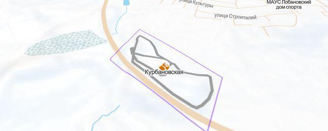 Piste map of the resort Курбановская