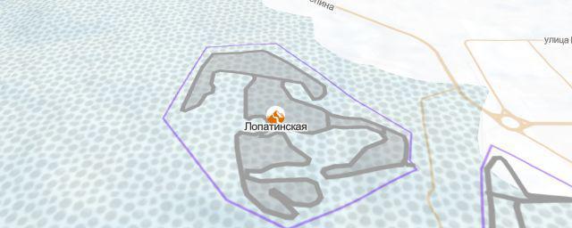 Piste map of the resort Лопатинская