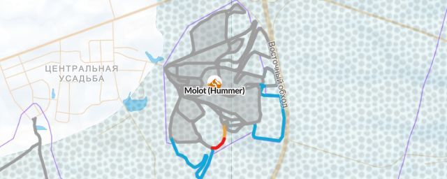 Piste map of the resort Molot (Hummer)