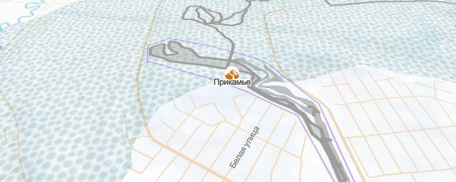 Piste map of the resort Прикамье