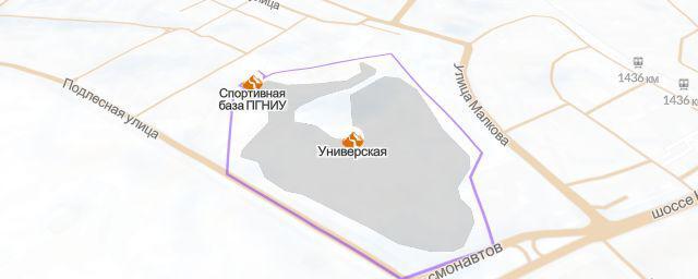 Piste map of the resort Универская