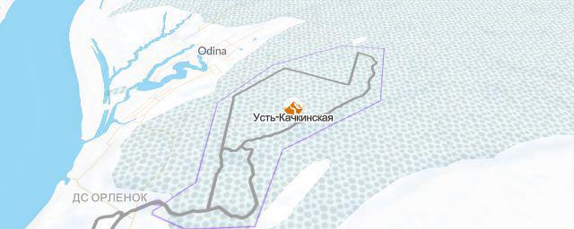Piste map of the resort Усть-Качкинская