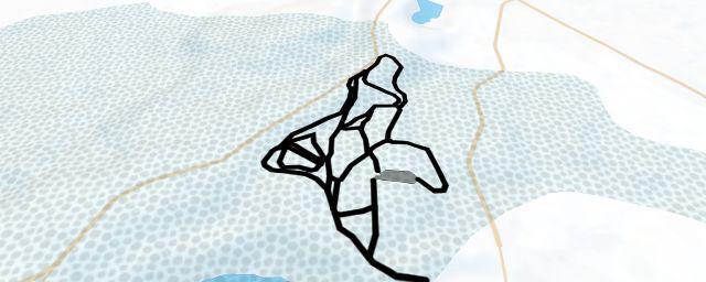 Piste map of the resort Биатлонный центр