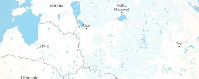 Piste map of the region Pskov