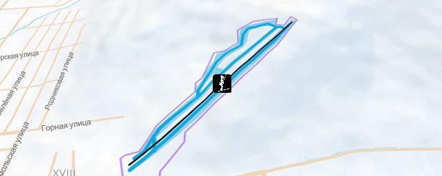 Piste map of the resort Парковая гора