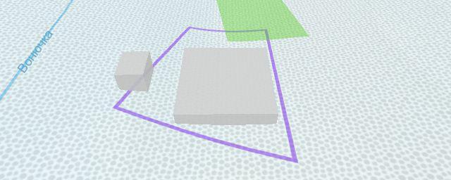 Piste map of the resort Спортивная школа «Чайка» Нижняя поляна