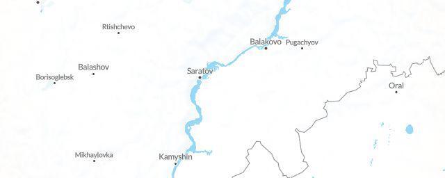 Piste map of the region Saratov