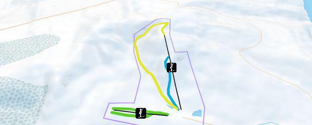 Piste map of the resort Хвалынский горнолыжный курорт