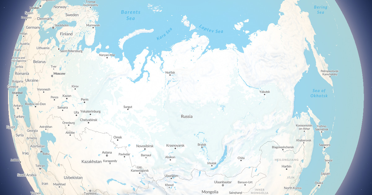 Map of Russia