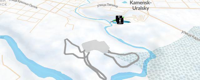 Piste map of the resort Берёзовая роща