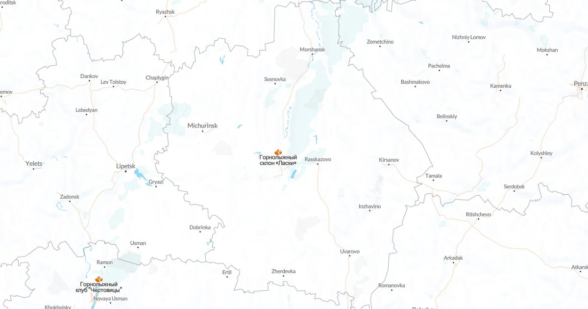 Map of Tambov