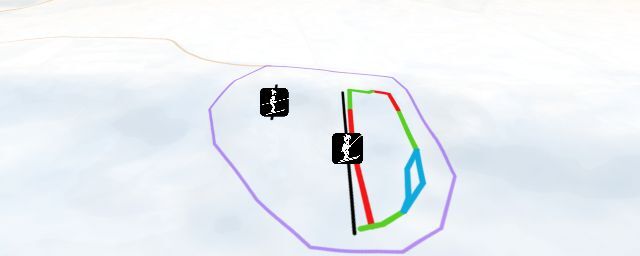 Piste map of the resort Edelveis