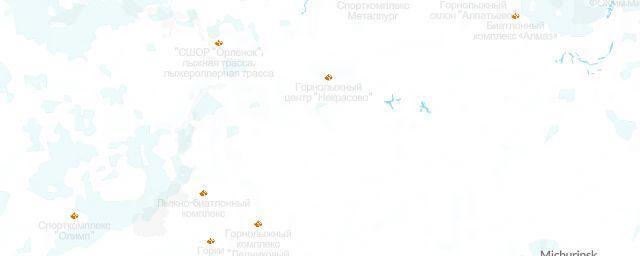 Piste map of the region Tula