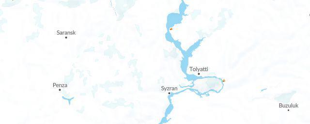 Piste map of the region Ul'yanovsk
