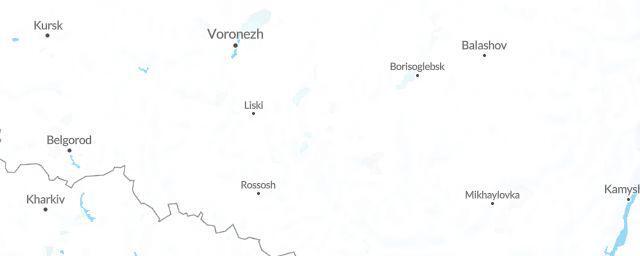 Piste map of the region Voronezh