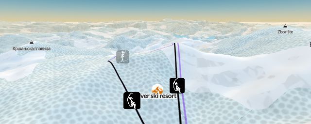 Piste map of the resort Iver ski resort