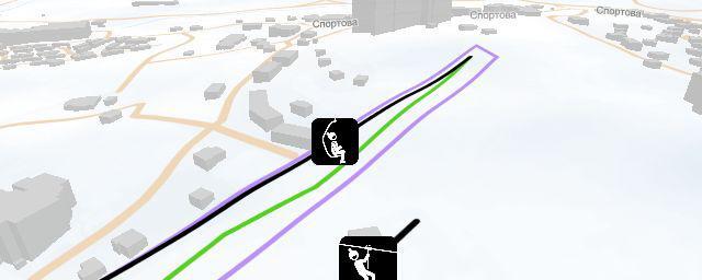 Piste map of the resort Avantura park