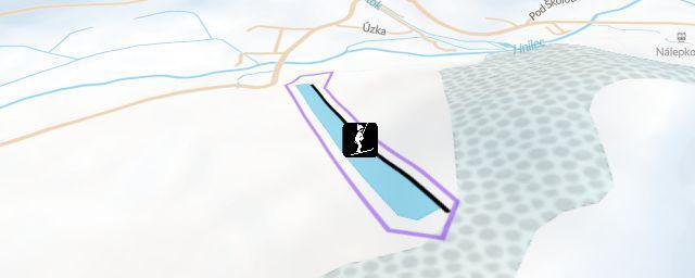 Piste map of the resort Nálepkovo - Krečno