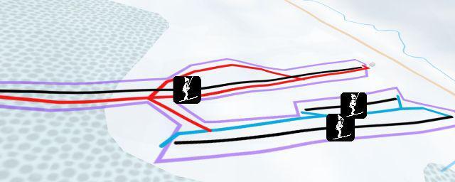 Piste map of the resort Medvedie