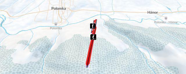 Piste map of the resort Polomka - Bučník
