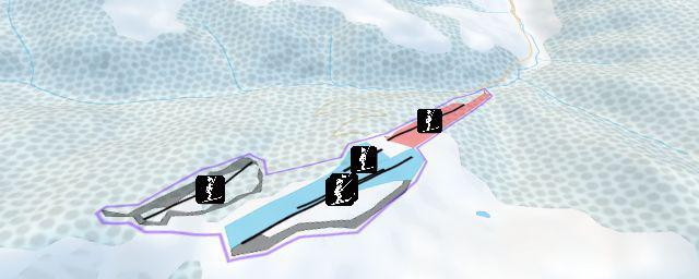 Piste map of the resort Renčišov – Búče