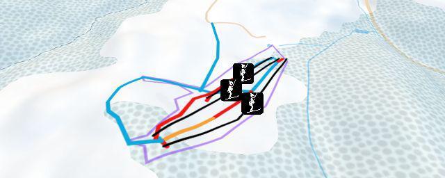 Piste map of the resort Ski centrum Drozdovo