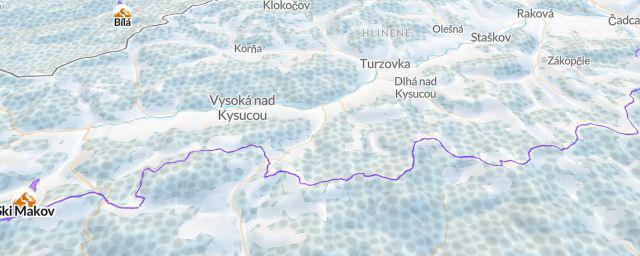 Piste map of the resort Ski Makov
