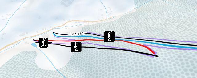 Piste map of the resort Ski Ráztoka